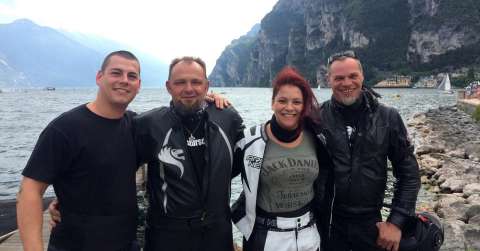 Tour in moto al lago di Garda